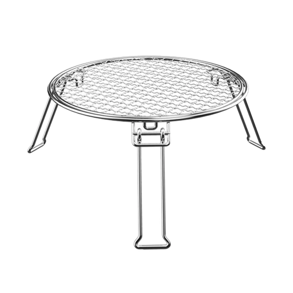 Foldable Camping BBQ Grill Rack Barbecue Net Picnic Grid Grill Campfire Rack For Camping, Picnics And Barbecues