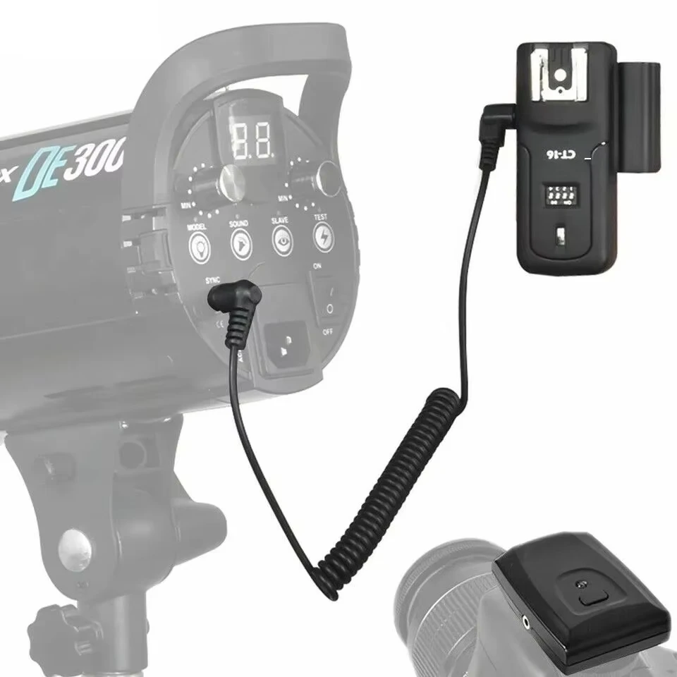 CT-16 Wireless Flash Transmitter + Receiver Set
