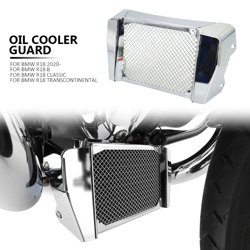 

For BMW R18 2020-2022 R 18 B / Classic Motorcycle Radiator Protective Cover Oil Cooler Radiator Grille Guards Stainless steel