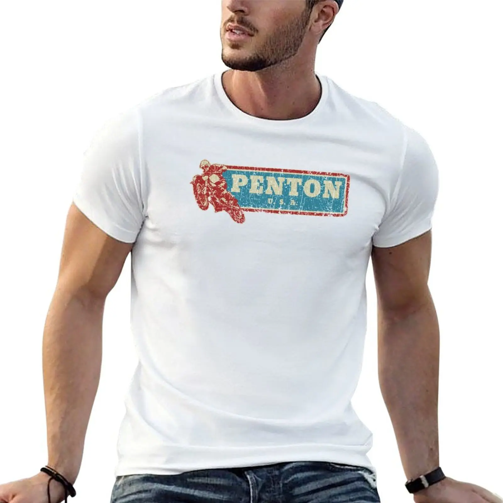 

Penton U.S.A. 1968 T-Shirt man t shirts high quality luxury brand mens graphic t shirts man t shirts cotton T-Shirt