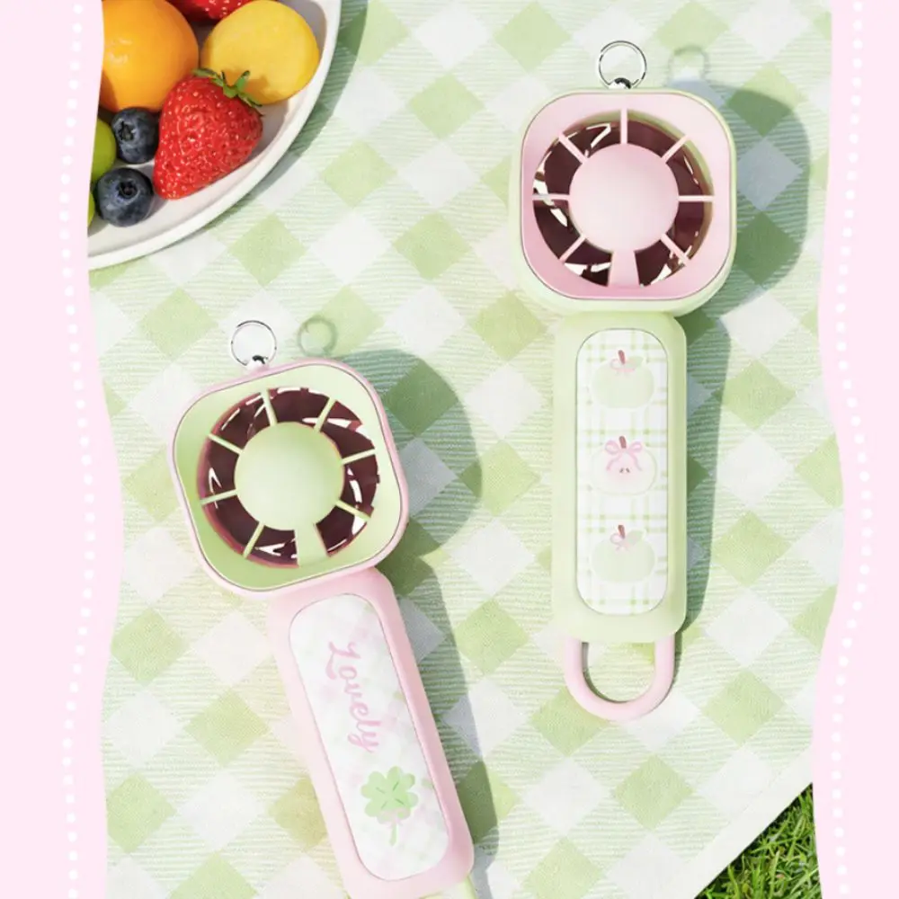 Quiet Operation Handheld Mini Fan Strong Airflow Compact Size High Speed Fan Lightweight Design Rechargeable Battery