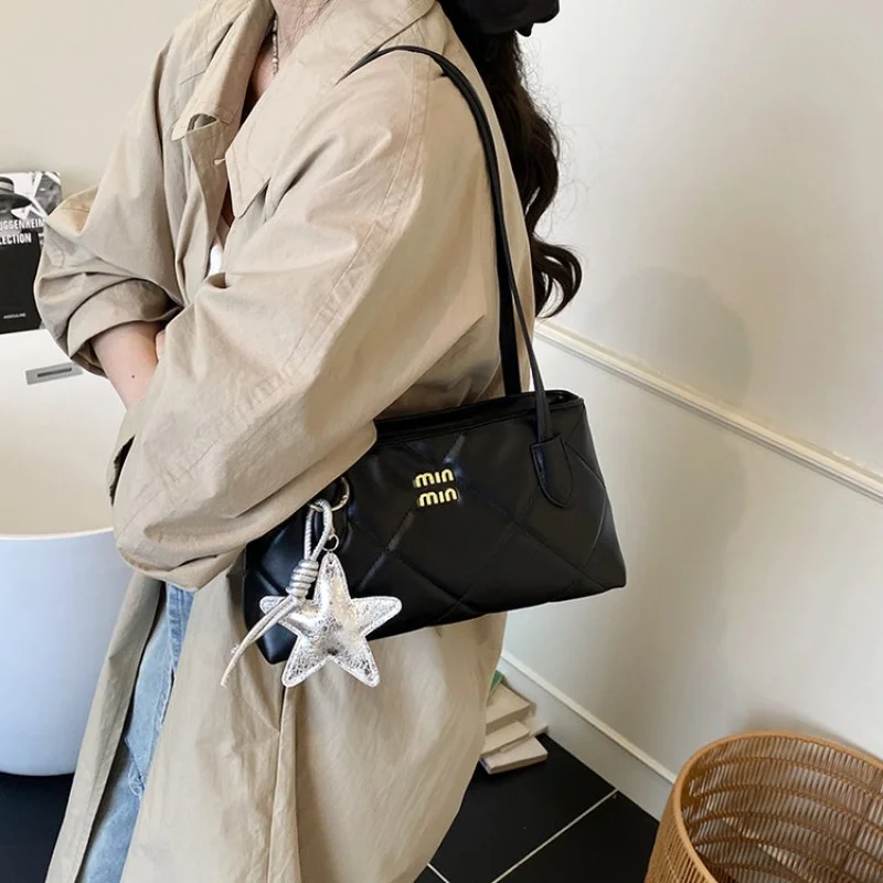 

Модная минималистичная сумка через плечо из искусственной кожи, маленькая сумка на плечо для повседневного использования для женщин