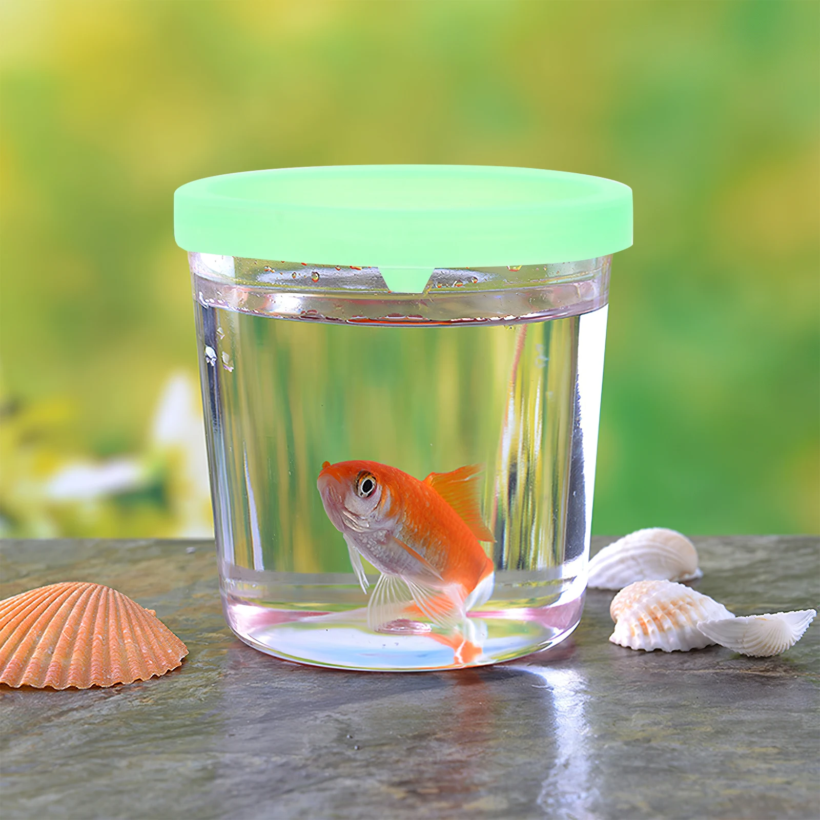 

12pcs Transparent Flower Arrangement Dyeing Cup Fashion Jellyfish Betta Fish Farming Cup Durable Plastic Home Decor Office Gift