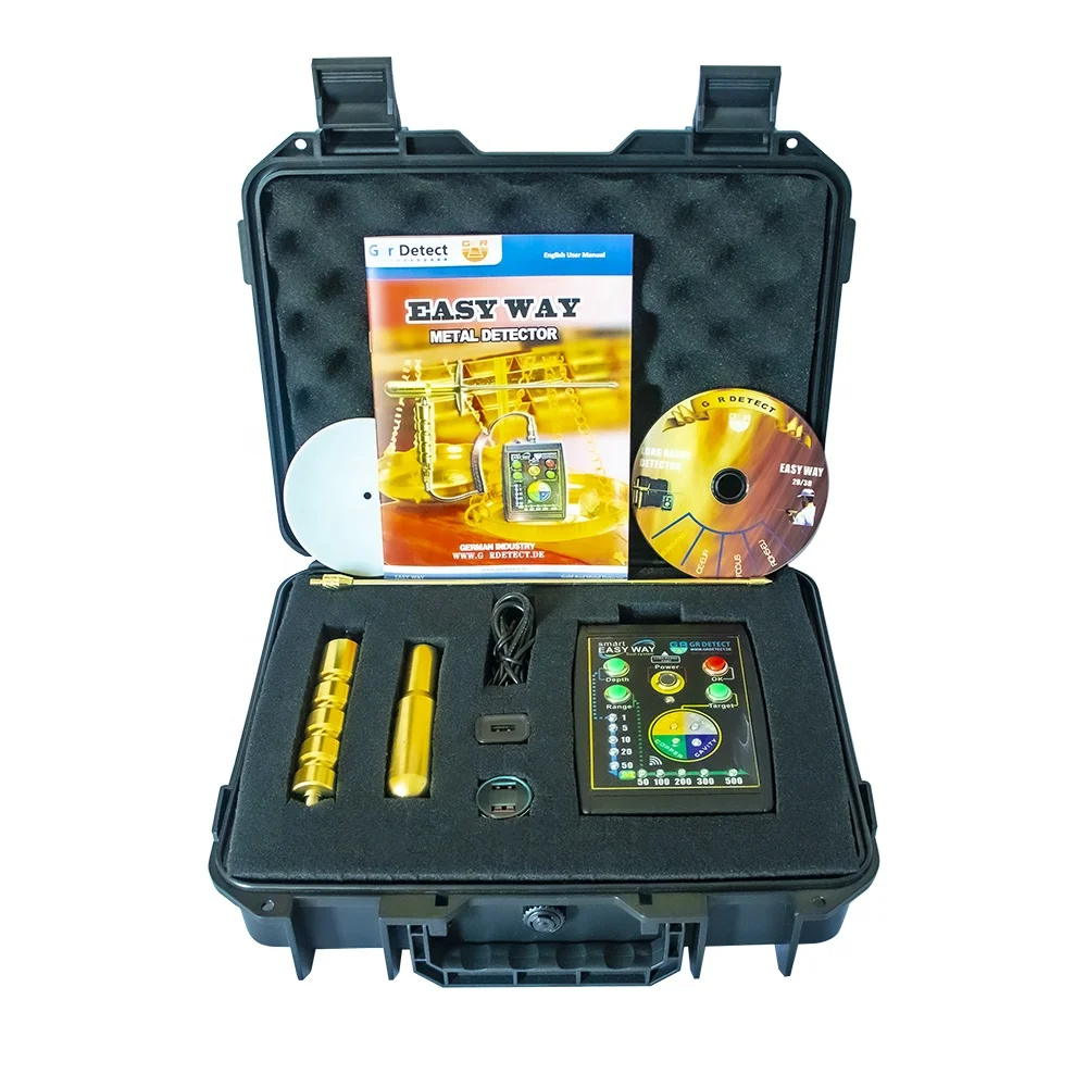 GR DETECT Easy Way Metal Professional Deep Seeking Underground Depth Scanner