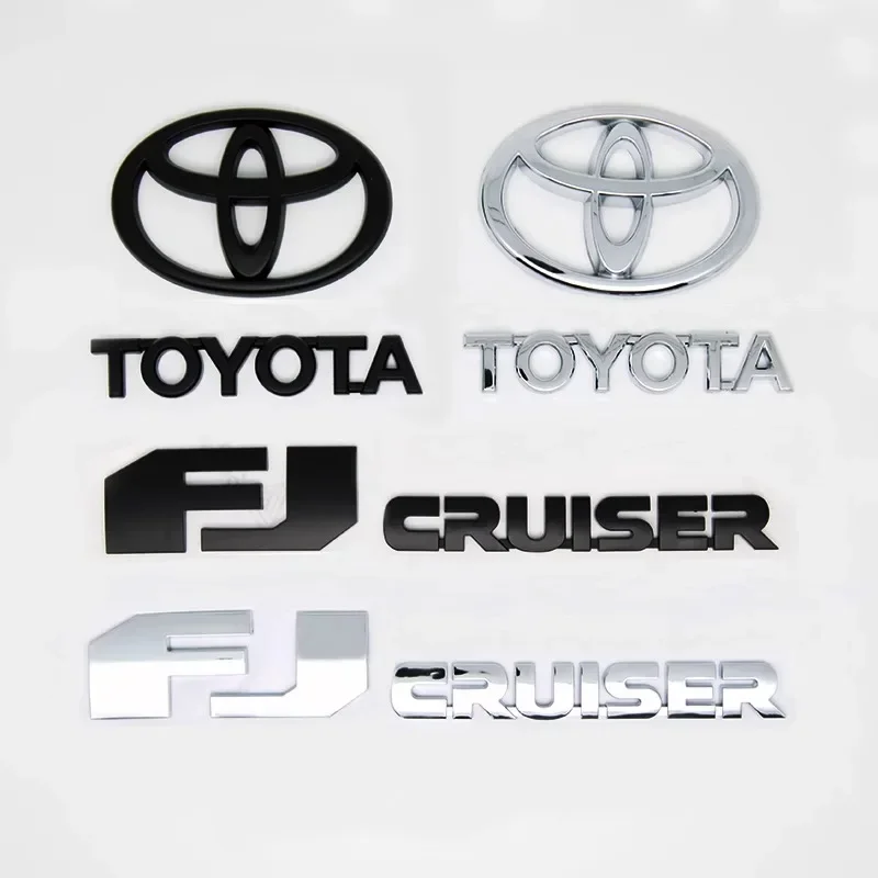 Modified body electroplating letter labeling decoration supplies tailgate electroplating car logo for Toyota FJ Cruiser