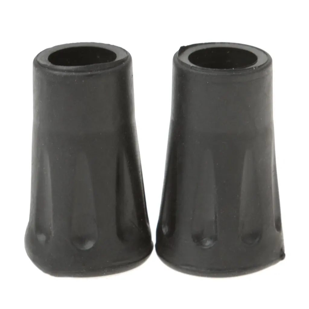 Embouts en Caoutchouc de Remplacement pour Bâton de Randonnée, 4 Pièces, 4cm