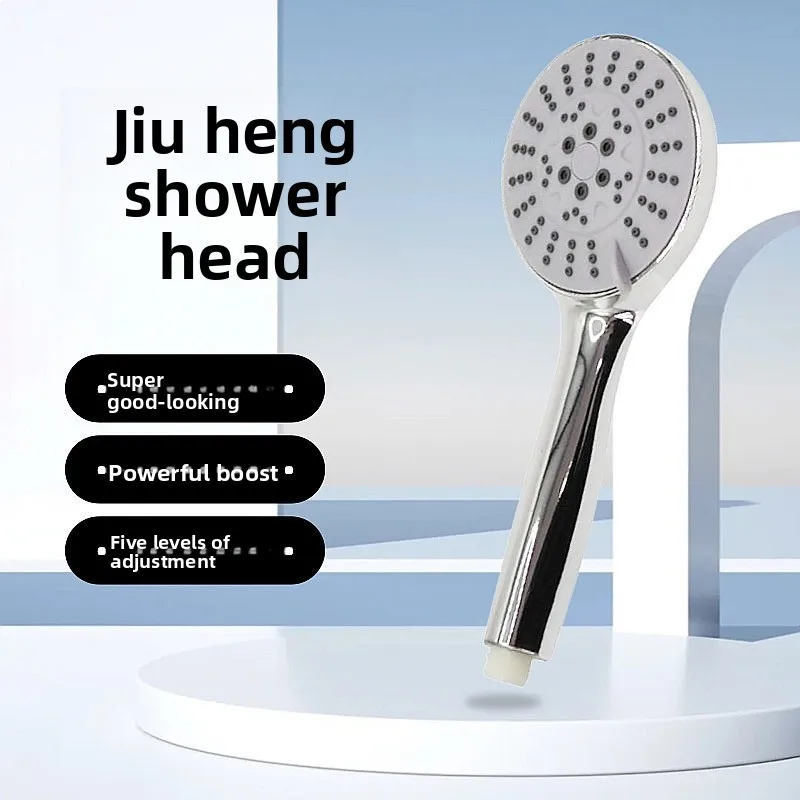 Factory Direct Handheld Shower Head High Pressure 5 Mode Water Saving Chrome Bathroom Spray