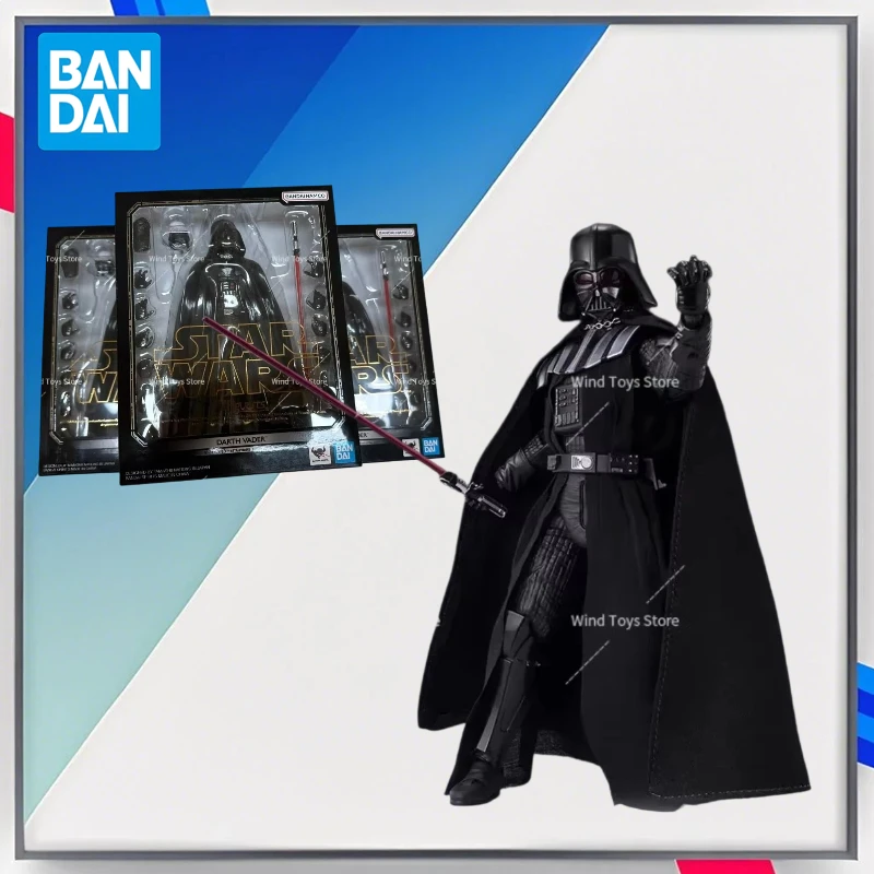 

100% Original BANDAI S.H.Figuarts SHF Darth Vader STAR WARS Obi-wan Kenobi In Stock Anime Action Figures Model Toys