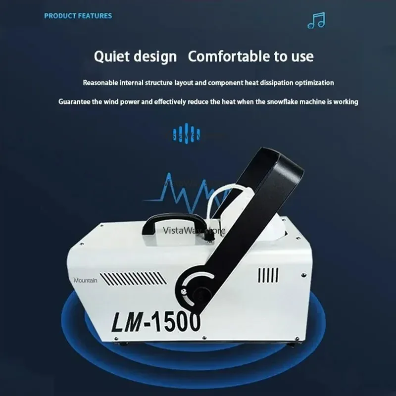 Лидер продаж Snowmaking Snow Blower Рождественская сцена Свадьба Моделирование снега Искусственный снег