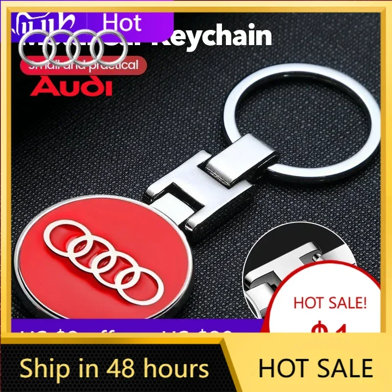 

2025 Hot 3D Metal Epoxy Keyrings Keychain Car Emblem Key Holder Pendant For Audi sline A4 B7 B8 B9 A3 8P 8V 8L A5 A6 C6 C5 C7 A1