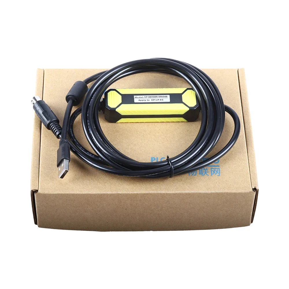 

EP-08M08R-04N04B Suitable For KEWEI EP LP EC Series PLC Programming Cable Download Line Support WIN7/XP