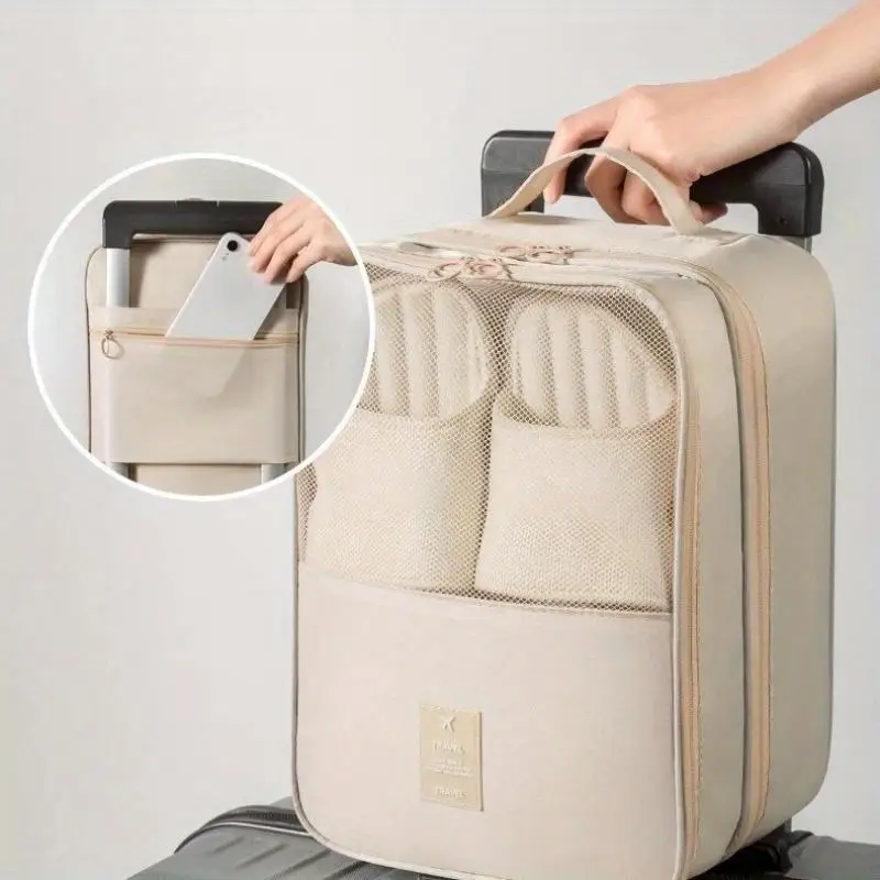Shoe Bags - Holds 3 Pair of Shoes, Travel Essentials for Flying Carry On Luggage Accessories image 4