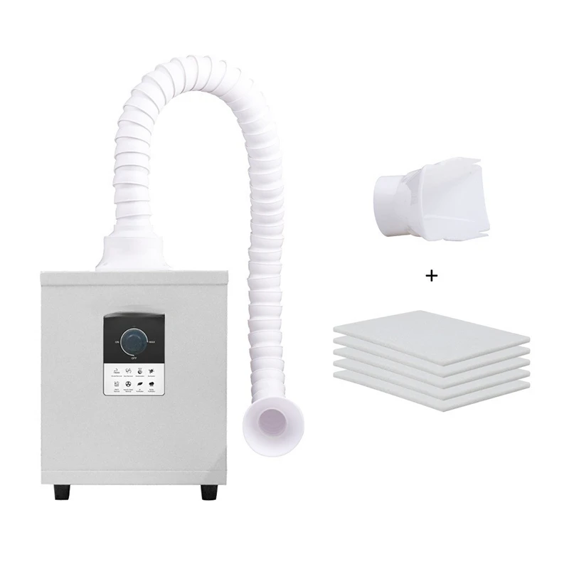 Extracteur de Porcelaine à Souder FES150W DTF, Purificateur d'Absorbeur de struction ée HEPA pour Gravure Laser, Salon de Manucure, Imprimante 3D DTF, Impression Numérique