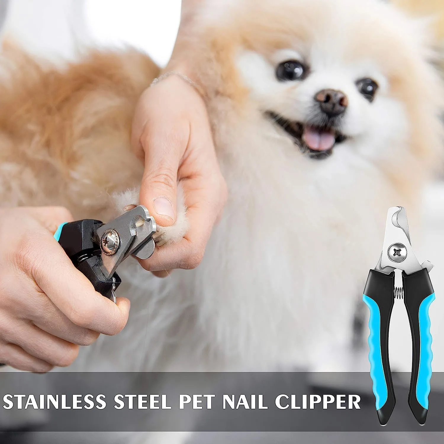 Dog Nail Clippers Professional Pet Nail Clipper Suitable for Large to Medium Dogs, Cats, Rabbits and Guinea Pigs - Safety Lock