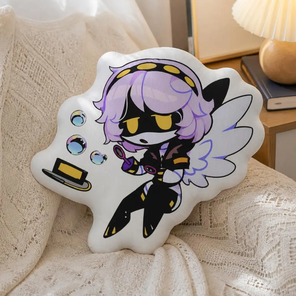 Murder Drones Uzi Kawaii Chibi Plush Pillow Cushion Irregular Stuffed Throw Pillow Home Decor Gift Sofa Bed Couch