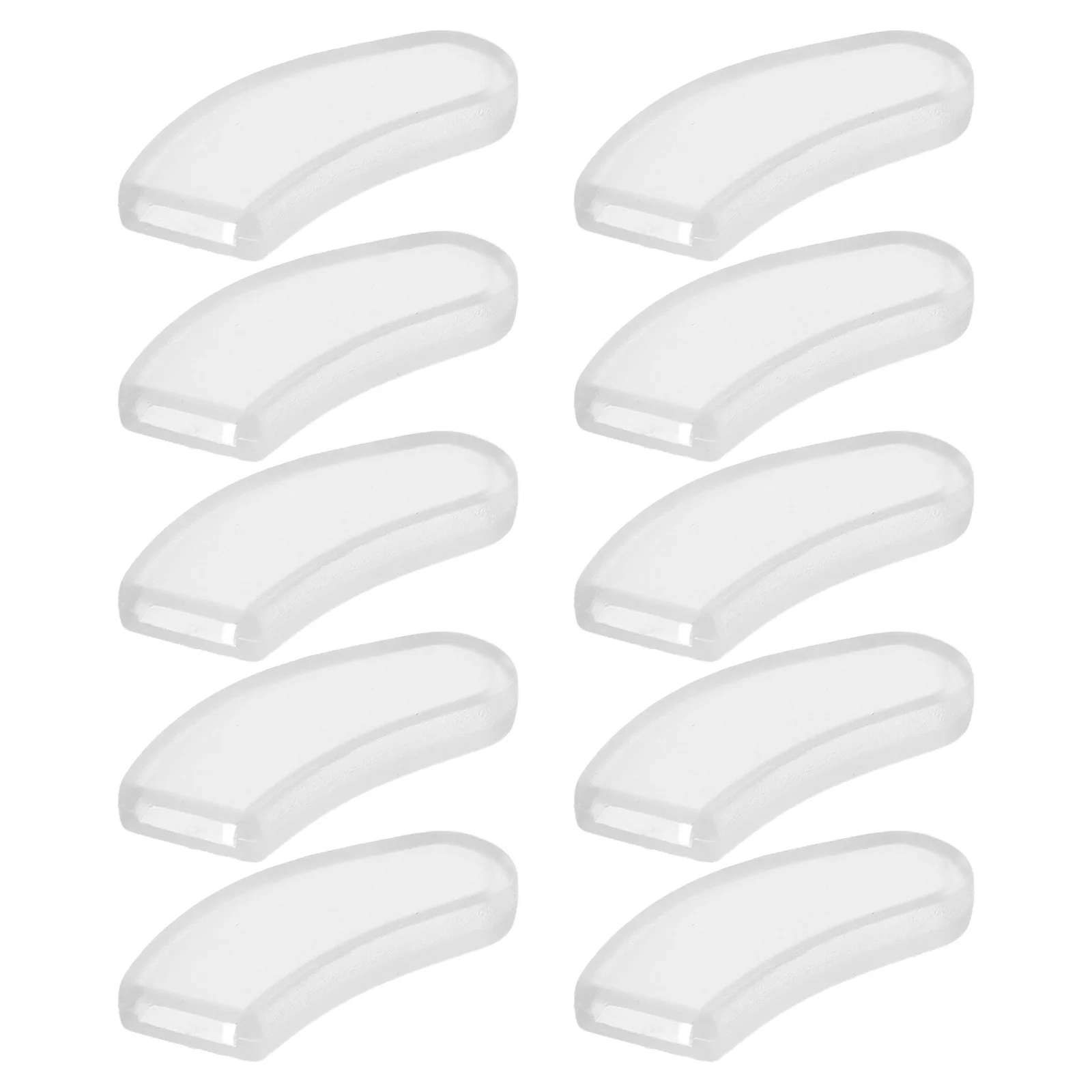 

10Pcs Tea Ceremony Tweezers Caps Non Slip Silicone Cover Heat Resistant Gentle Protection for Porcelain Glass Ware