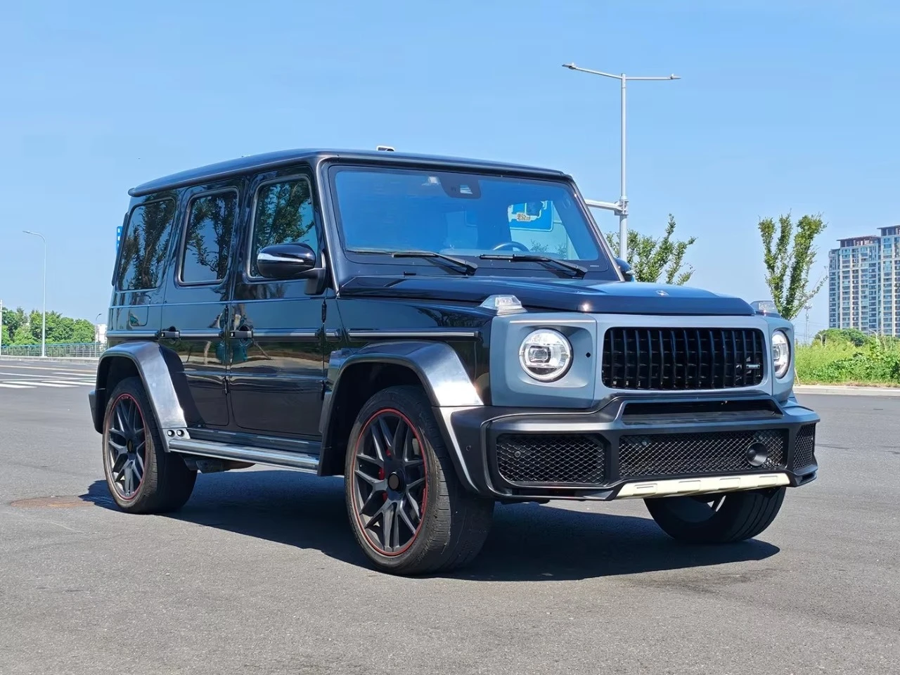 New High Quality BodyKit for G W464 2019-2024 Upgrade to B-style Style Model Bodykit Include Front and Rear Bumper 4