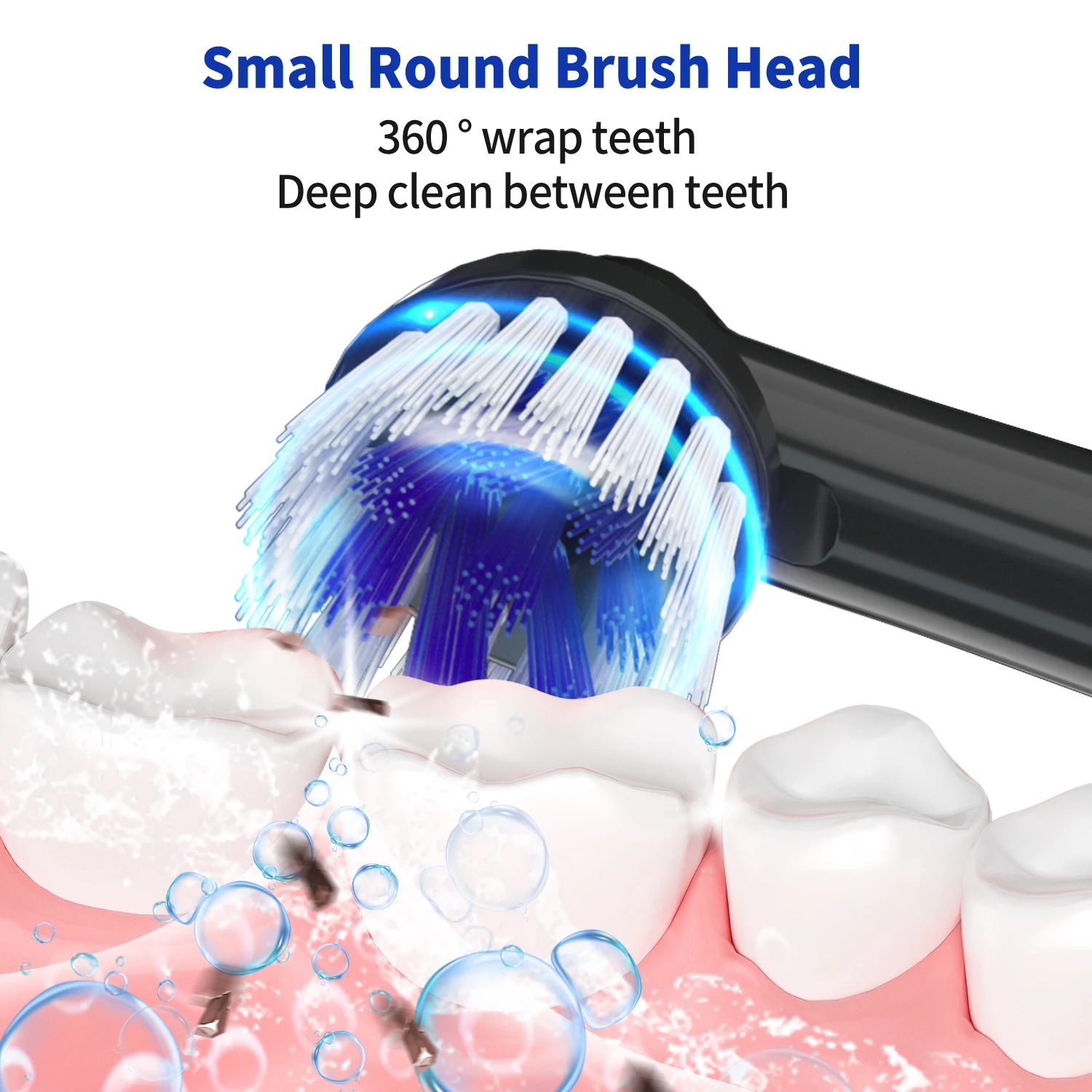 4 pezzi A2729 Testina sostituibile per spazzolino Mornwell T37