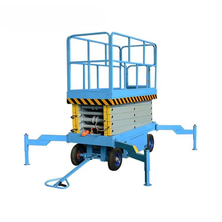 YG 4-18m Aerial Scissor Lift Mobile Lifter Scaffolding Electric Scissor Aerial Work Platform Lift Aerial Lift Hydraulic Platform