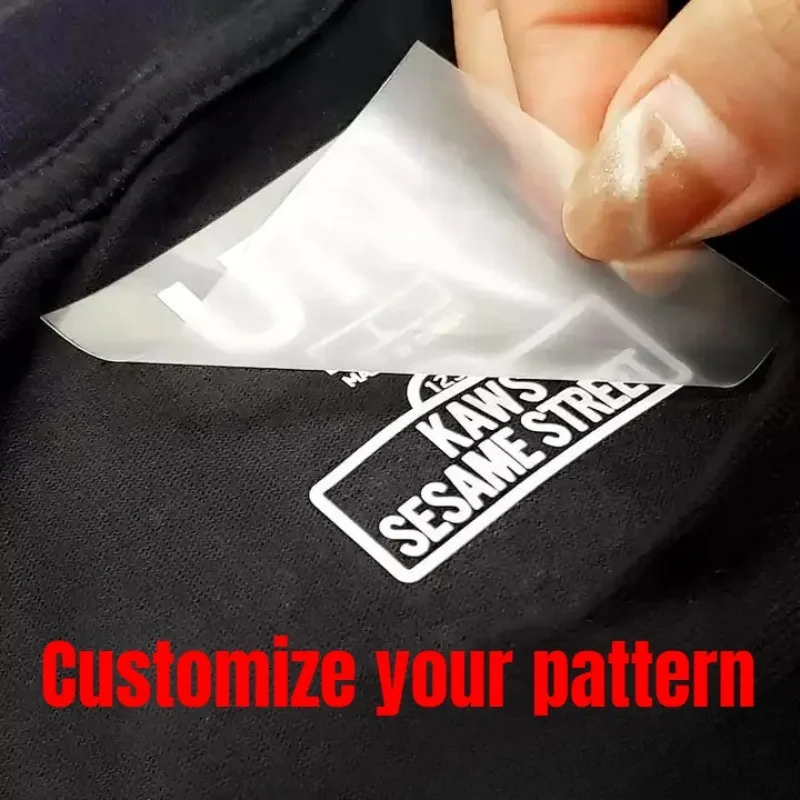 300 Sheets 7x3cm Customized Hot Stamping Printing Passion on Clothes Firm and Not Falling Off