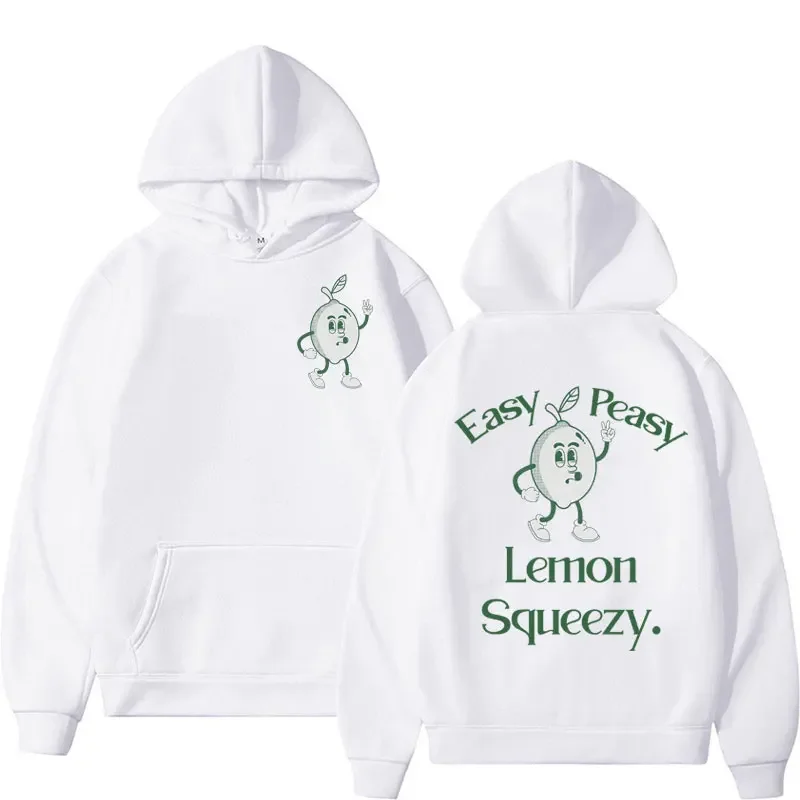 

Easy Peasy Lemon Squeezy Meme Hoodies Unisex Funny Vintage Graphic Pullovers Sweatshirts Men Aesthetic Fashion Hoodie Streetwear