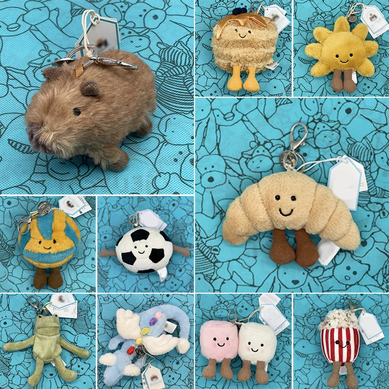 JC Marshmallow Plush Toys, Croissant Keychains, Macaron Plush Toys, Penguins, Four-Leaf Clovers, Capybaras, Golf Bag Charms