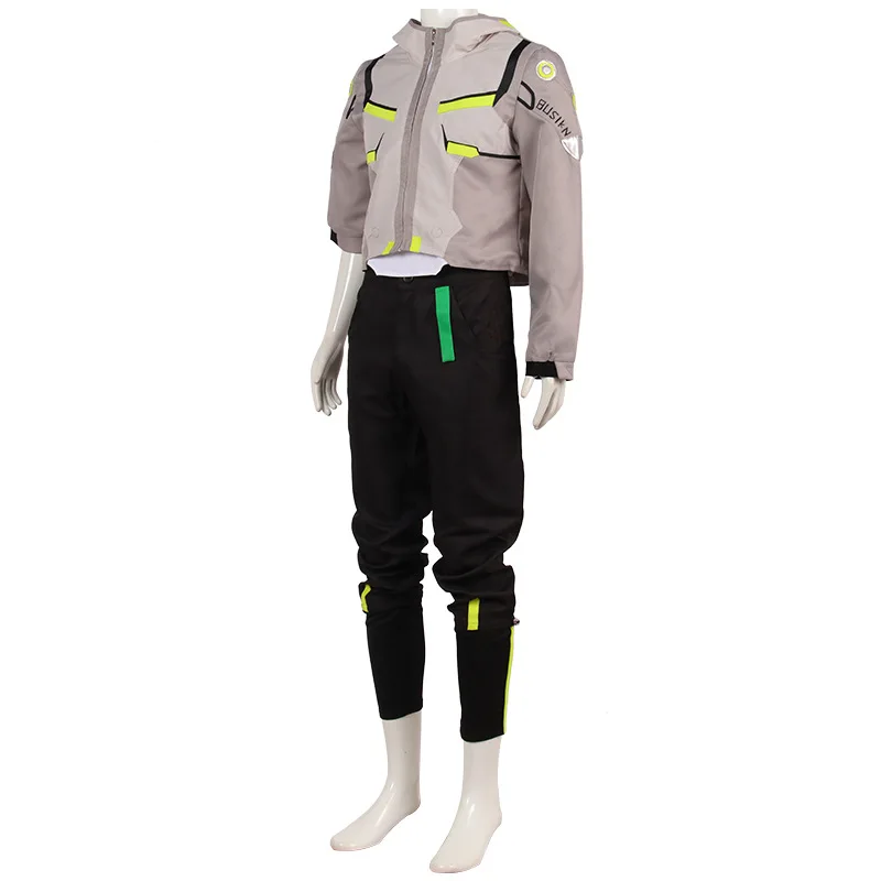 Costume de Cosplay Genji pour hommes, veste T-shirt et pantalon, uniforme de carnaval d'halloween, Costume de jeu de rôle