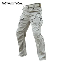Pantalones tácticos transpirables para hombre con bolsillos cargo