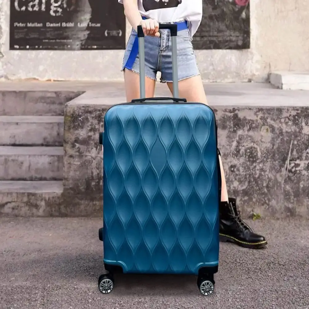 ABS Universal Wheel Pull Rod Box 8 Colors Travel Suitcase 20Inch Silent Password Suitcase with Wheels Carry-on Trolley Case