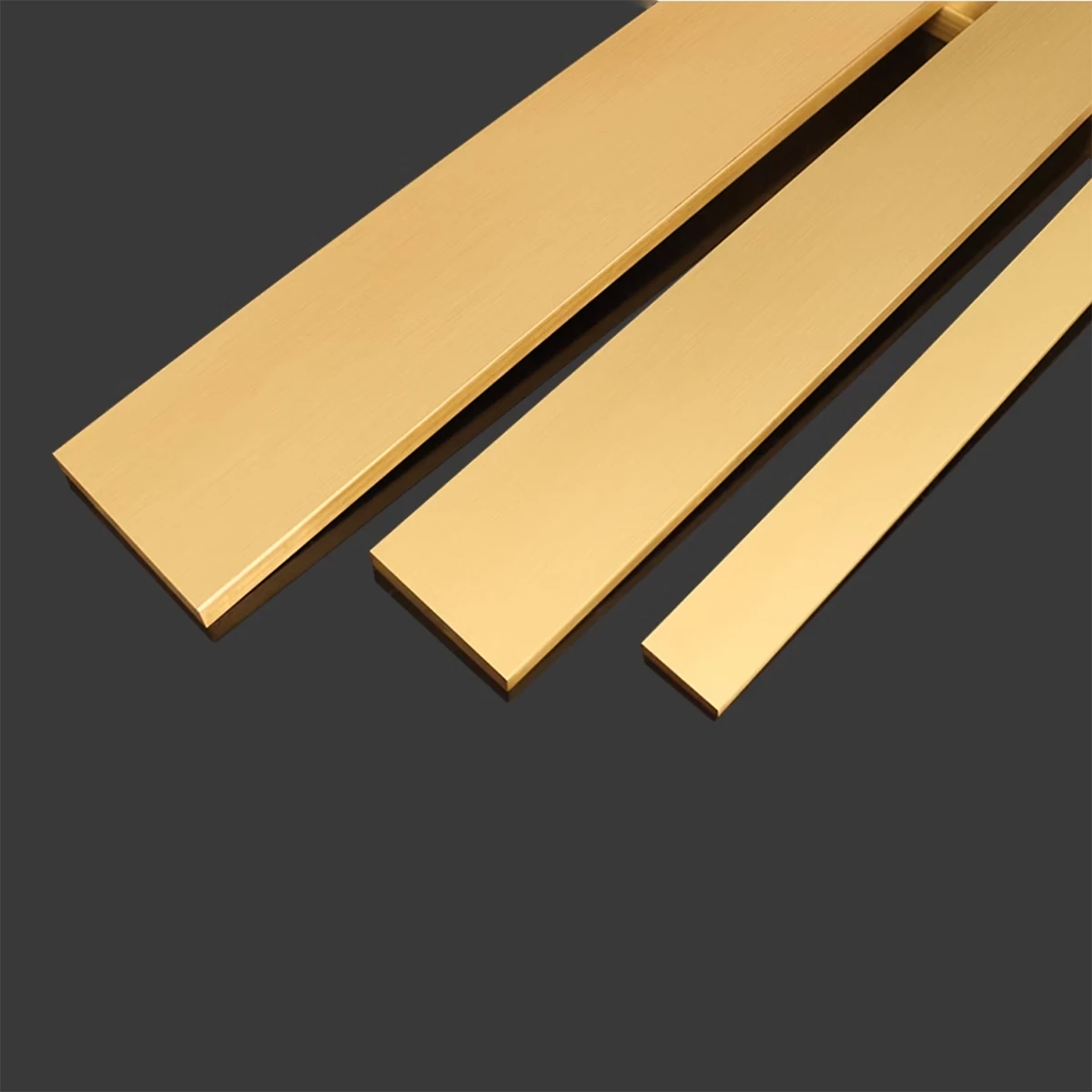 H59 Brass Solid Flat Copper Block Long Strip Brass Sheet Square Plate Thickness 2/3/4/5/6/8/10mm