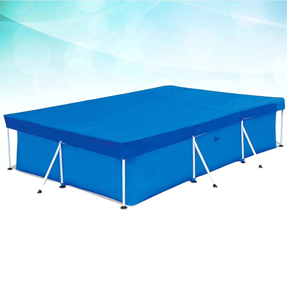 

Waterproof Pe Pool Cover For Frame Inflatable Pools Floor Pad Anti-Slip Dust Rain Protection Foldable Spa Bathtub 400X211X81Cm