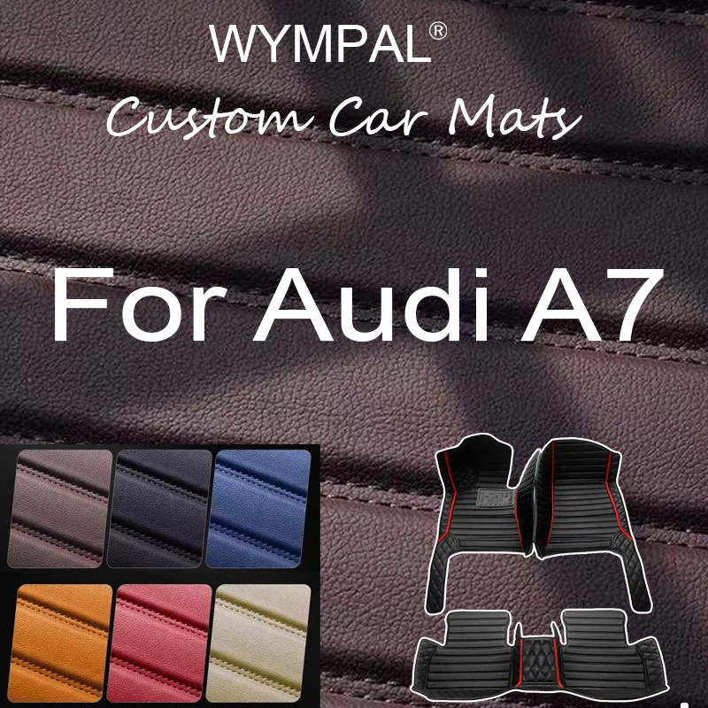 

Luxury Cover Car Floor Mats For Audi A7 2012 2013 2014 2015 2016 2017 2018 Auto Foot Pads Automobile Carpet Interior Accessories