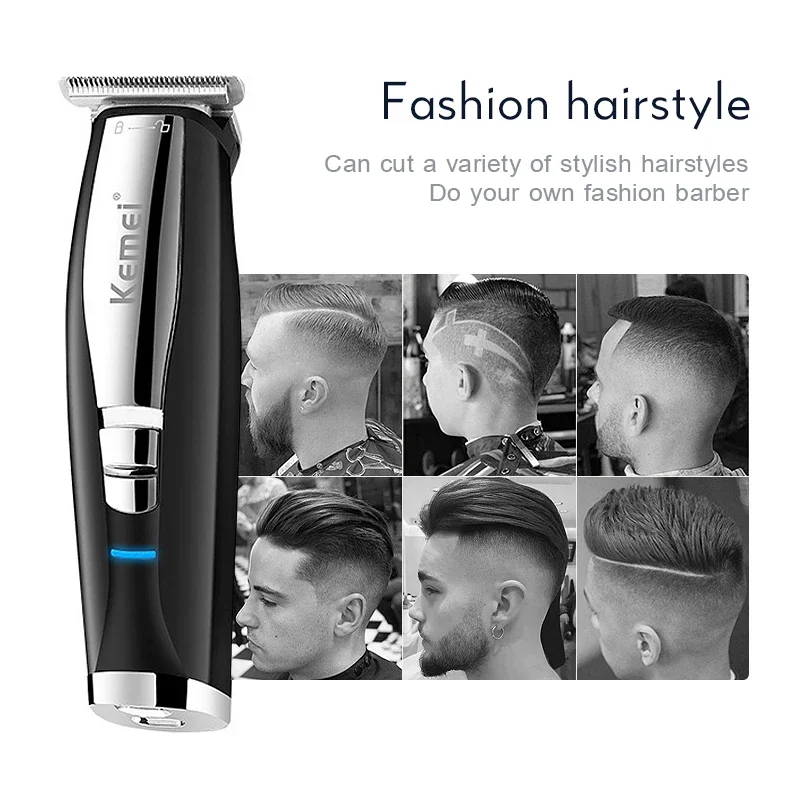 

Kemei Electric Hair Trimmer Clipper Machine Household Bald Clippers 2-in-1 Carving