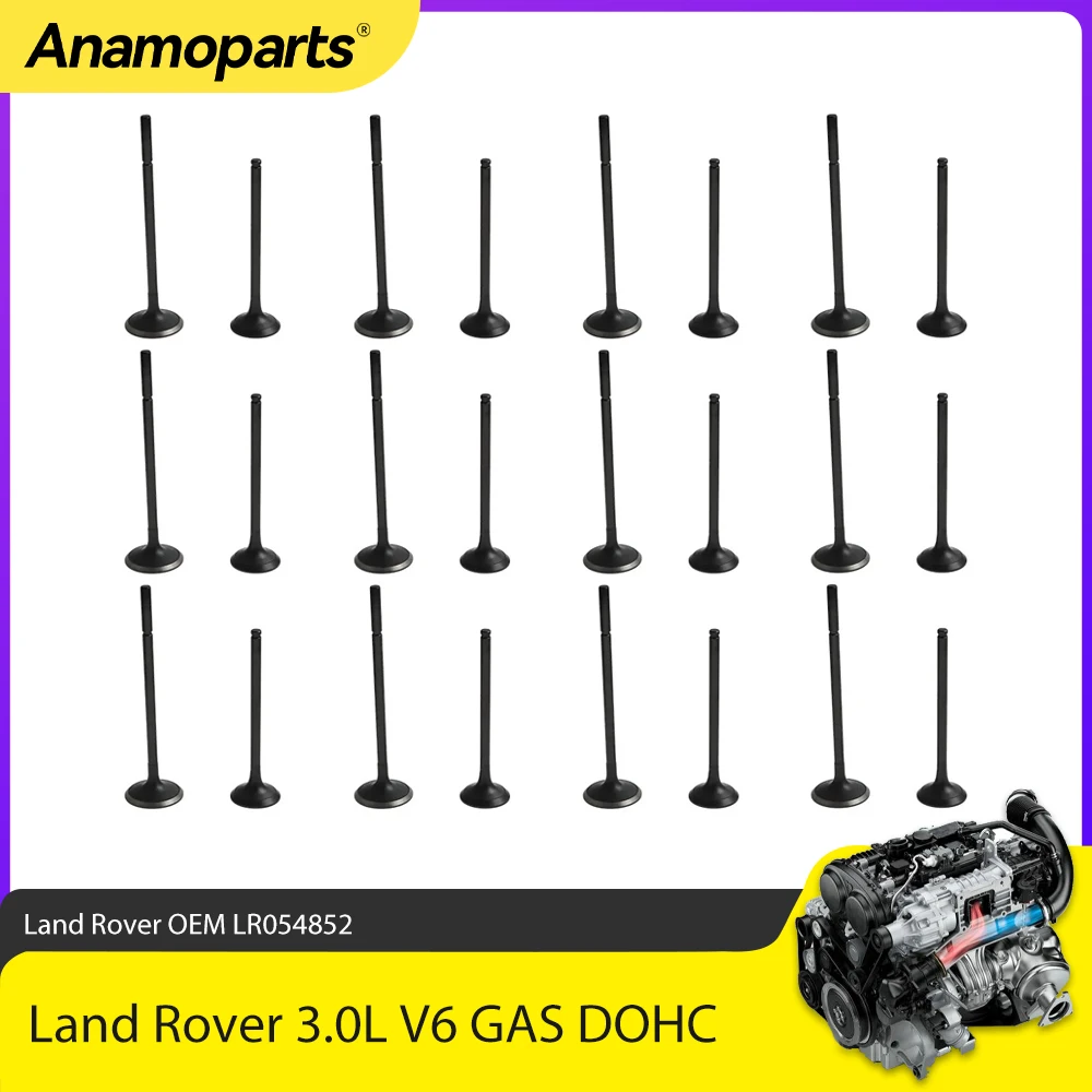 

Engine Parts Intake & Exhaust Valve Set Fit 3.0 L For Jaguar XF F-Type Land Rover Discovery Range Rover 3.0L V6 GAS DOHC 306PS