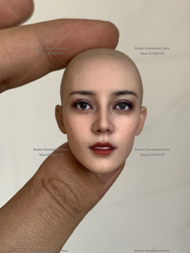 Handmade 1/6 1/12 Female Soldier Film TV Actors Dilraba Dilmurat Head Ancient Beauty Head Carving For 6'' 12'' Action Figure