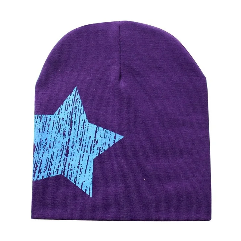 Baby Hat Autumn Winter Kids Cap Star Print Beanie Warm Hats for Children Warmer Summer Hat for Kids Baby Boy