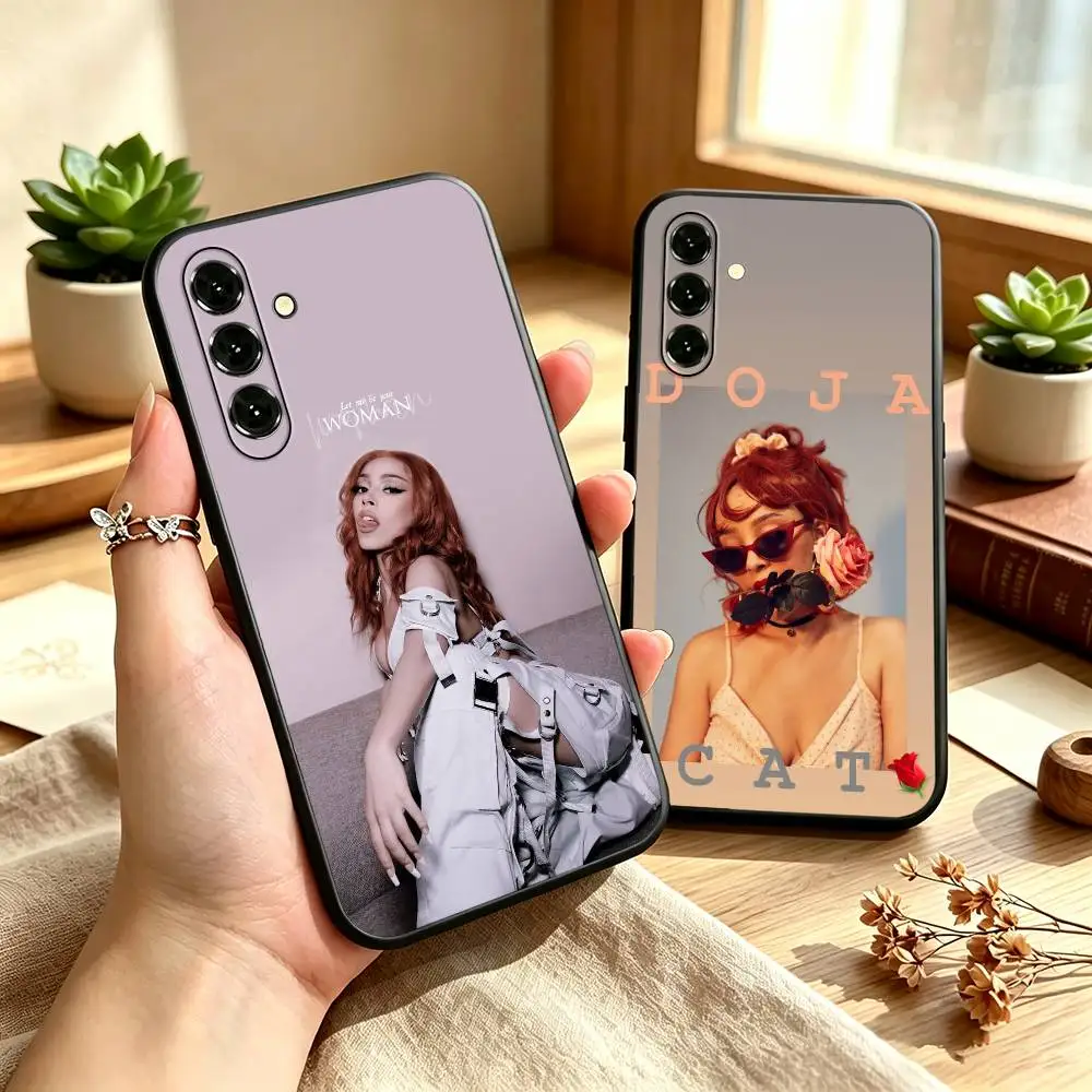 Trendy Singer D-Do-ja Cat Artistic Phone Case Silicone Soft For Samsung Galaxy A73,A72,A71,A70,A53,A52,A51