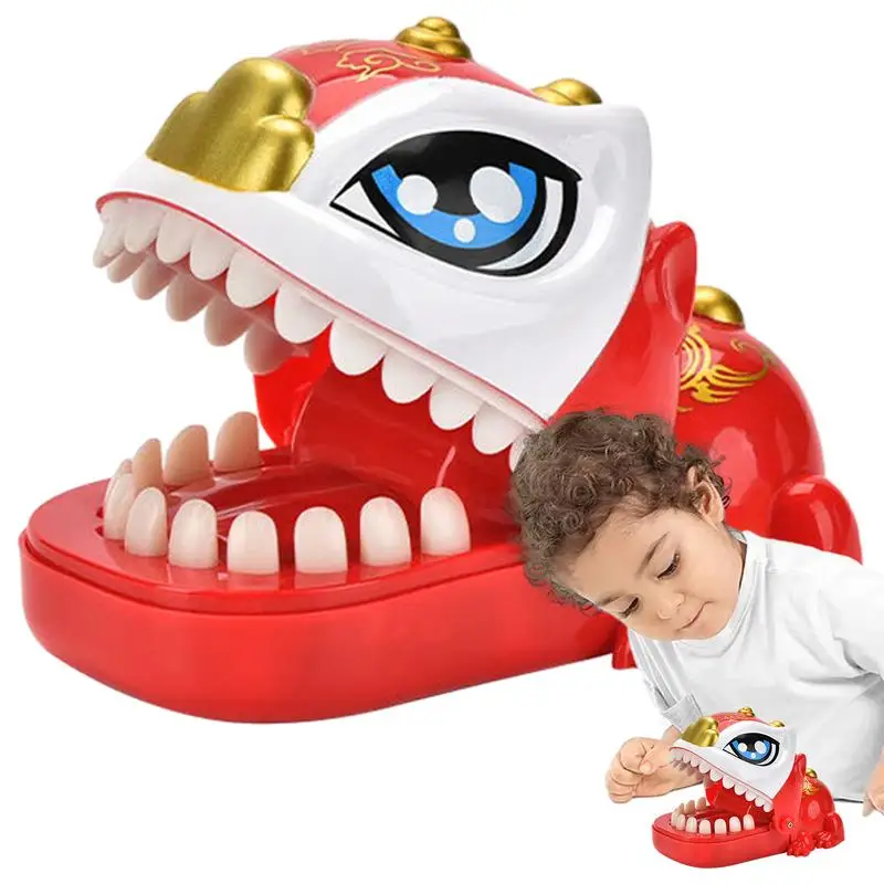 

Lion Bites Hands Tricks Dance Lion Scary Toy Hand-Biting Trick Bite Finger Toy Children's Gift Hand-Biting Trick Cool Stuff