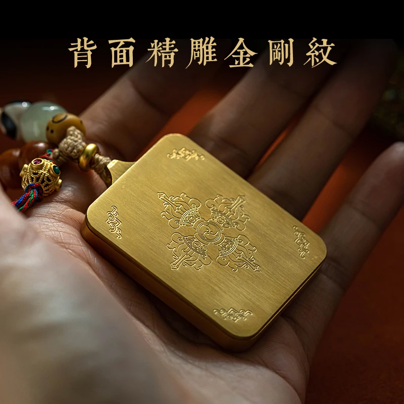 Tibet Zodiac Year Hand-painted Thangka Pendant Men's Necklace Bodhisattva Hanging Ornament Hanging Painting