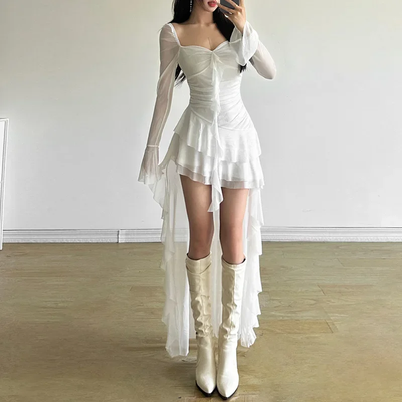 

Women's Clothing 2025 Summer New Style Temperament Design Sense One Shoulder Strapless Irregular Slimming Dress