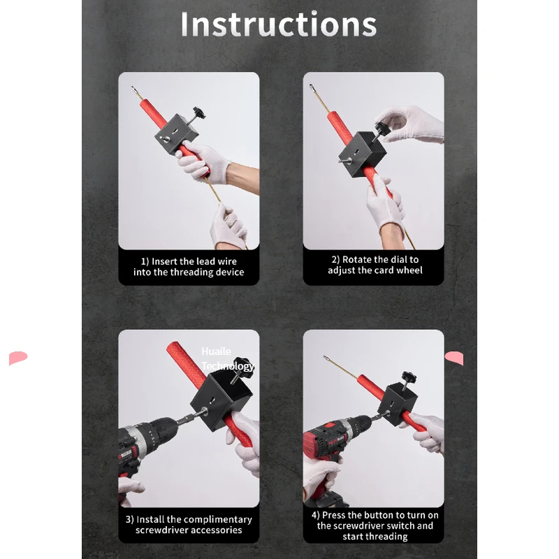 جديد بيع المصنع مباشرة الصناعية و Diy الصف الأسلاك الكهربائية الكهربائية التلقائي كابل سحب آلة أنابيب الطاقة عراف 1 قطعة