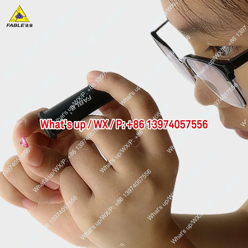 FABLE magic , jadeite jewelry appraisal, gemstone multicolor appraisal instrument FID-1A ice stone dichroic mirror