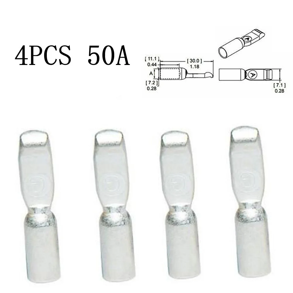 

Cable Termination Terminal Connector Workshop Fittings For 50/120Amp 4Pcs Contacts Pins For Anderson Plug Newest Brand New