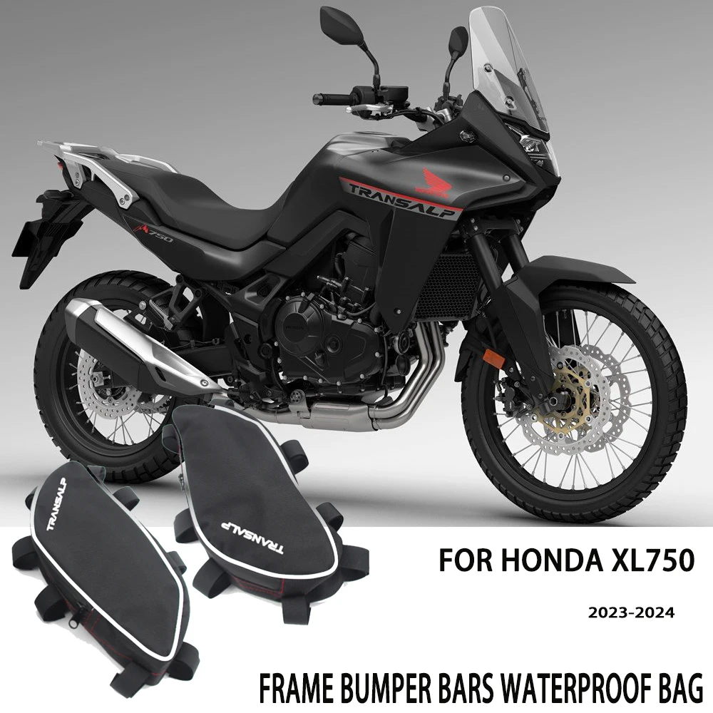 

Motorcycle Bumper Repair Tool Placement Bag For Honda XL750Transalp XL750 Transalp Accessories Frame Crash Bars Waterproof Bag