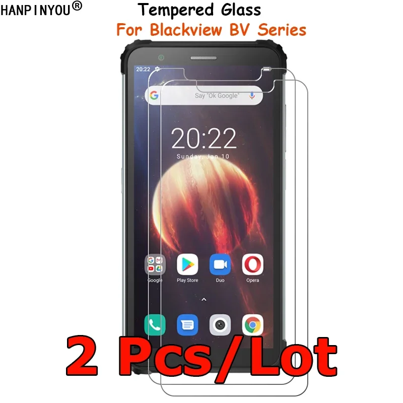 2 قطعة/الوحدة ل Blackview BV5300 BV5200 BV6600 BV6600E BV7100 BV7200 برو الزجاج المقسى حامي الشاشة واقية من الانفجار #1