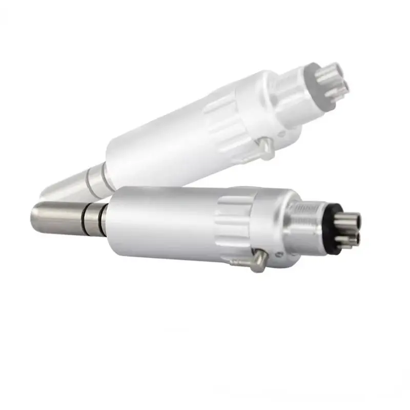 [NEWA64Z!】 Outer Channel Pneumatic Sanding Polishing Micromotor Handpiece 4 Hole Lab Low Speed Air Motor Slow Head Lab Instrumen