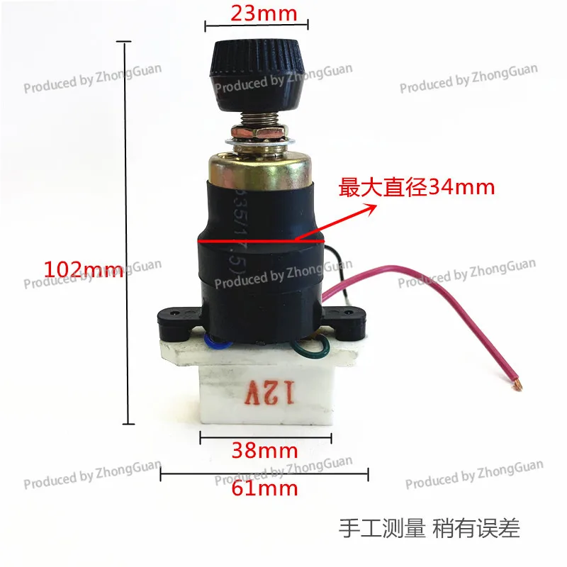 General Purpose for Car and Truck Heaters with Resistance Warm Air Three-speed Switch 12V24V Knob Pull Rod High-power Governor