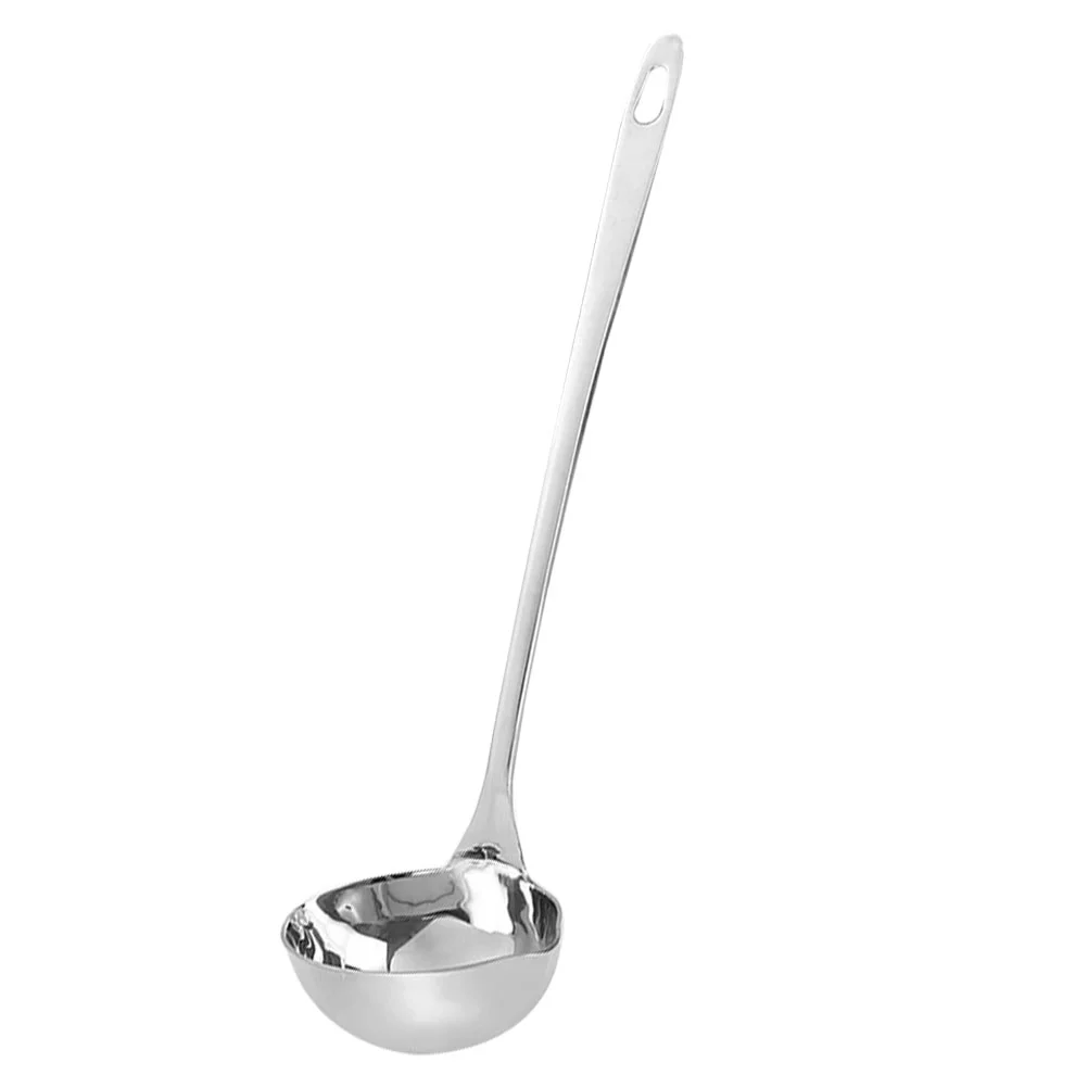 

Spoon with Spout Scoop Ladle Household Soup Kitchen Gadget 201 Stainless Steel Water Multipurpose Convenient Large