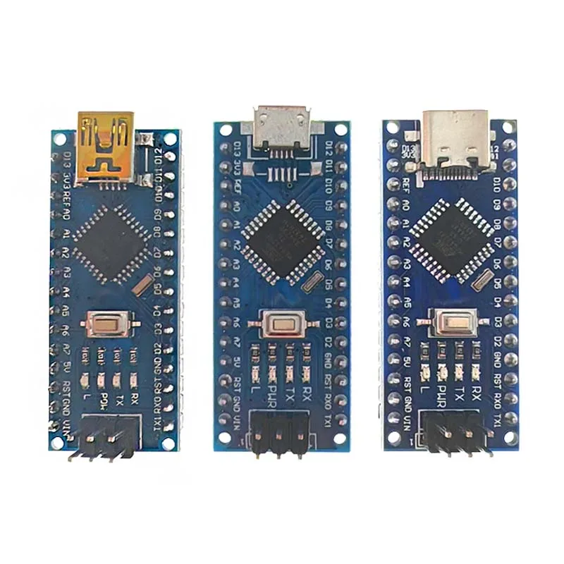 Mini / Type-C / Micro USB Nano 3.0 с загрузчиком, совместимым нано-контроллером для arduino CH340, USB-драйвер 16 МГц, ATMEGA328P