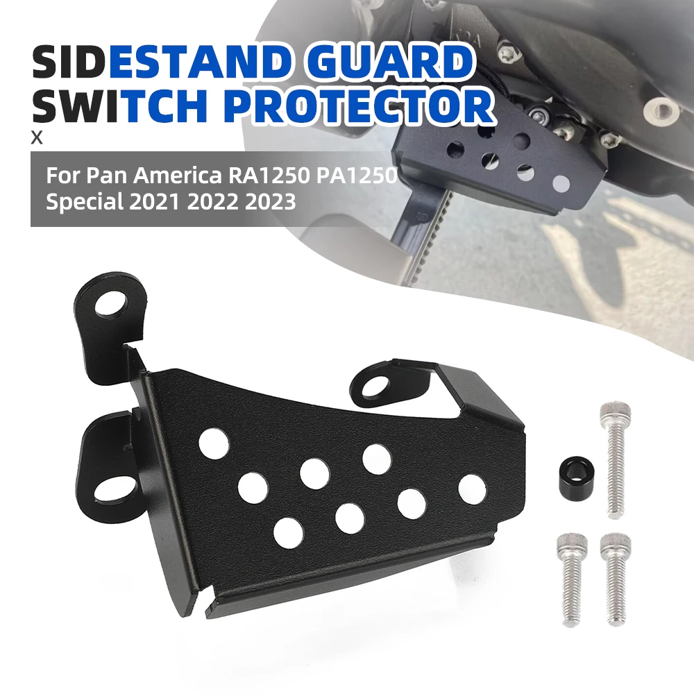

Sidestand Switch Guard Cover Protection For Pan America RA1250 PA1250 Special 2021 2022 2023 Side Stand Ignition Interruption